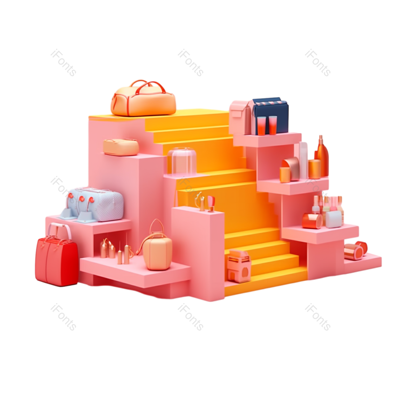 装饰图片,商品元素,卡通PNG,插画免抠素材